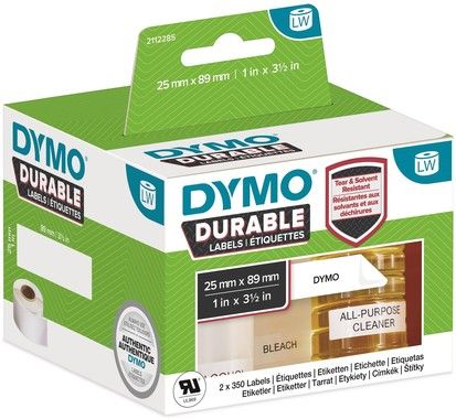 Dymo LabelWriter Durable labels 25x89mm. Roll of 700 labels