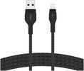 Belkin BOOST CHARGE USB-A to LTG_Braided Silicon, 1m, Black