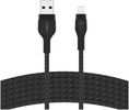 Belkin BOOST CHARGE USB-A to LTG_Braided Silicon, 3m, Black