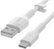 Belkin BOOST CHARGE USB-A to USB-C Silicon 2m, White
