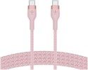 Belkin BOOST CHARGE USB-C to USB-C 2.0_Braided Silicon, 1m, Pink