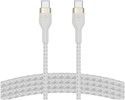 Belkin BOOST CHARGE USB-C to USB-C 2.0_Braided Silicon, 1m, White