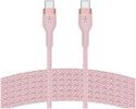 Belkin BOOST CHARGE USB-C to USB-C 2.0_Braided Silicon, 3m, Pink