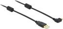 De-lock Delock Cable USB-A male > USB micro-B male angled 270