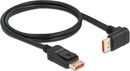 De-lock Delock DisplayPort cable male straight to male 90 downwards 8K 60Hz 1