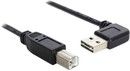 De-lock Delock Kabel EASY-USB 2.0 Typ-A hane vinklad V/H.,> USB 2.0 Typ-B