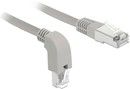 De-lock Delock Network cable RJ45 Cat.6 S/FTP downwards angled / straight 0.5