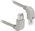 De-lock Delock Network cable RJ45 Cat.6A S/FTP upwards / downwards angled 0.5