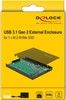 De-lock Externt 2.5-hlje fr M.2 NVMe PCIe SSD med USB 3.1 Gen 2 USB Type-C(TM)