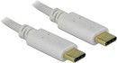 De-lock USB Type-C(TM) Charging Cable 15 cm PD 5 A with E-Marker