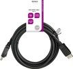 DELTACO DisplayPort cable, DP 1.4, 8K@60Hz, 3m, black