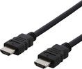DELTACO HDMI cable CCS, HDMI High Speed w/Ethernet, FSC, 0,5m, black
