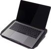 DELTACO laptopkylare fr 15.6\", 2x120mm lktar. bl-LED, svartt