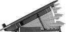 DELTACO laptopkylare fr 15.6\", 2x120mm lktar. bl-LED, svartt