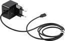 DELTACO Micro USB wall charger, 2,4 A, 1 m fixed cable, 12 W total