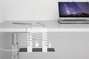 DELTACO Office, Table-Mounted Power Strip Organizer