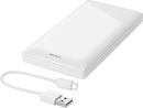 DELTACO power bank 10 000 mAh, 2x USB-A, Micro USB, safety features