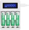DELTACO Ultimate Ni-Mh USB charger with 4 x AAA batteries