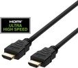 DELTACO ULTRA High Speed HDMI-kabel, 48Gbps, 0,5m, svart