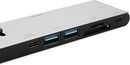 DELTACO USB-C MB dockningsstation HDMI/SD/mSD-lsare PD 3.0 spc grey