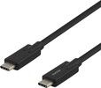 DELTACO USB-C - USB-C cable, 5Gbit/s, 5A, 2M, black