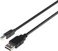 DELTACO USB2.0 cable Typ A - Typ B 2m, black