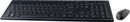 DELTACO wireless keyboard and mice, USB receiver, 10m range, UK layout