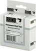 DYMO RhinoPRO mrktejp perm vinyl 12mm, svart p vitt, 5.5m rulle