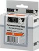 DYMO RhinoPRO mrktejp perm vinyl 19mm, svart p orange, 5.5m rulle