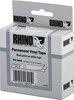 DYMO RhinoPRO mrktejp perm vinyl 19mm, svart p vitt, 5.5m rulle