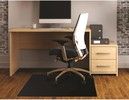 Floortex Advatange chair mat PVC 120x150 cm hard floor black