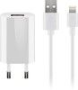 Goobay Apple Lightning charger set 1 A, white, 1 m,