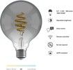 Hombli Smart Bulb G95 CCT Filament (E27), Smokey