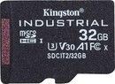 Kingston 32GB microSDHC Industrial C10 A1 pSLC Card w/o Adapter