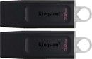 Kingston 32GB USB3.2 Gen 1 DataTraveler Exodia (Black + White) - 2 Pcs