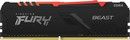 Kingston 64GB 2666MHz DDR4 CL16 DIMM (Kit of 2) FURY Beast RGB