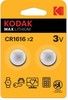 Kodak Max lithium CR1616 battery (2 pack)