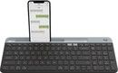 Logitech K580 Slim Multi-Device Wireless Keyboard, Graphite (Nordic)
