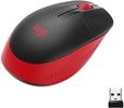 Logitech M190 Full-size wireless mouse, Red