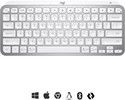 Logitech MX Keys Mini Minimalist Wireless Keyboard, Pale Grey (Nordic