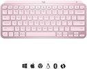 Logitech MX Keys Mini Minimalist Wireless Keyboard, Rose (Nordic)