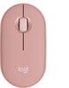 Logitech Pebble Mouse 2 M350s Wireless, Tonal Rose