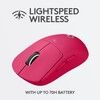 Logitech PRO X SUPERLIGHT Wireless Gaming Mouse, Pink