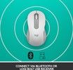 Logitech Signature M650 L Wireless Mouse Left, Off-white