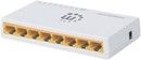 Manhattan 8-Port Gigabit Ethernet Switch, Desktop Size, Plastic, IEEE 802.3az (E
