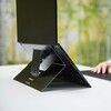 R-Go Riser Attachable Laptop Stand, adjustable, black