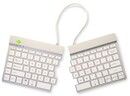 R-Go Split Break ergonomic wireless keyboard, White Nordic