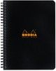 Rhodia NoteBook wire black A5+ squared