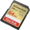 Sandisk Extreme PLUS SD 64GB 2 Y RescuePro Deluxe, 200MB/90MB/s