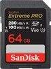 Sandisk Extreme Pro 64GB 280MB/s V60 C10 UHS-II